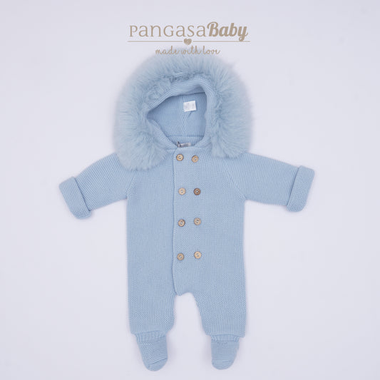 PRE-ORDER Pangasa Fur Snowsuit Blue