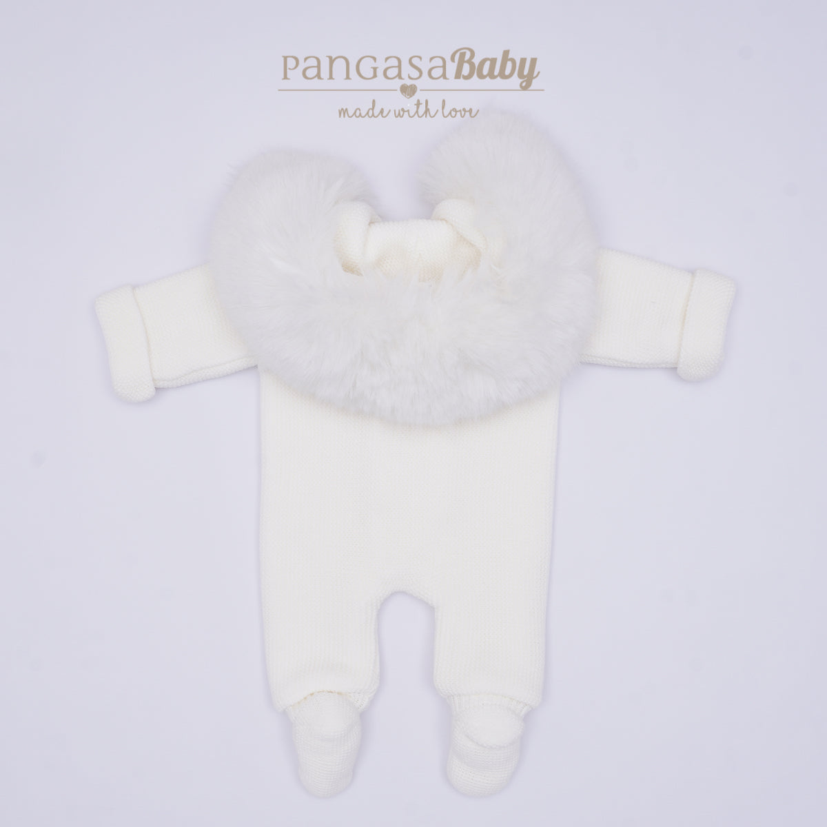 PRE-ORDER Pangasa Fur Snowsuit White