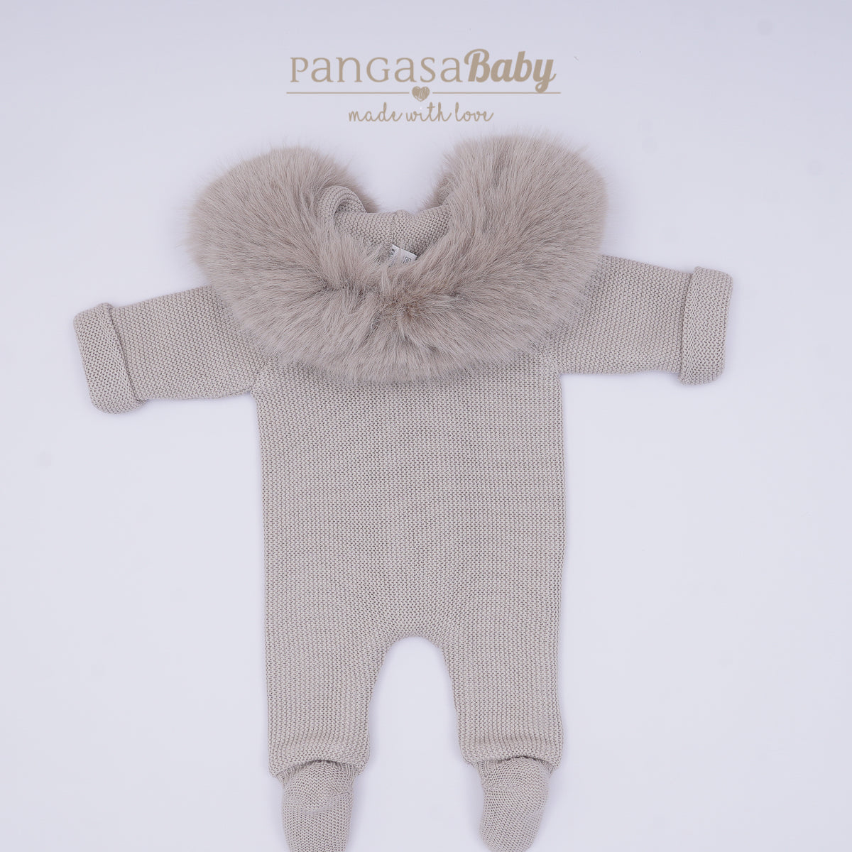 PRE-ORDER Pangasa Fur Snowsuit Beige