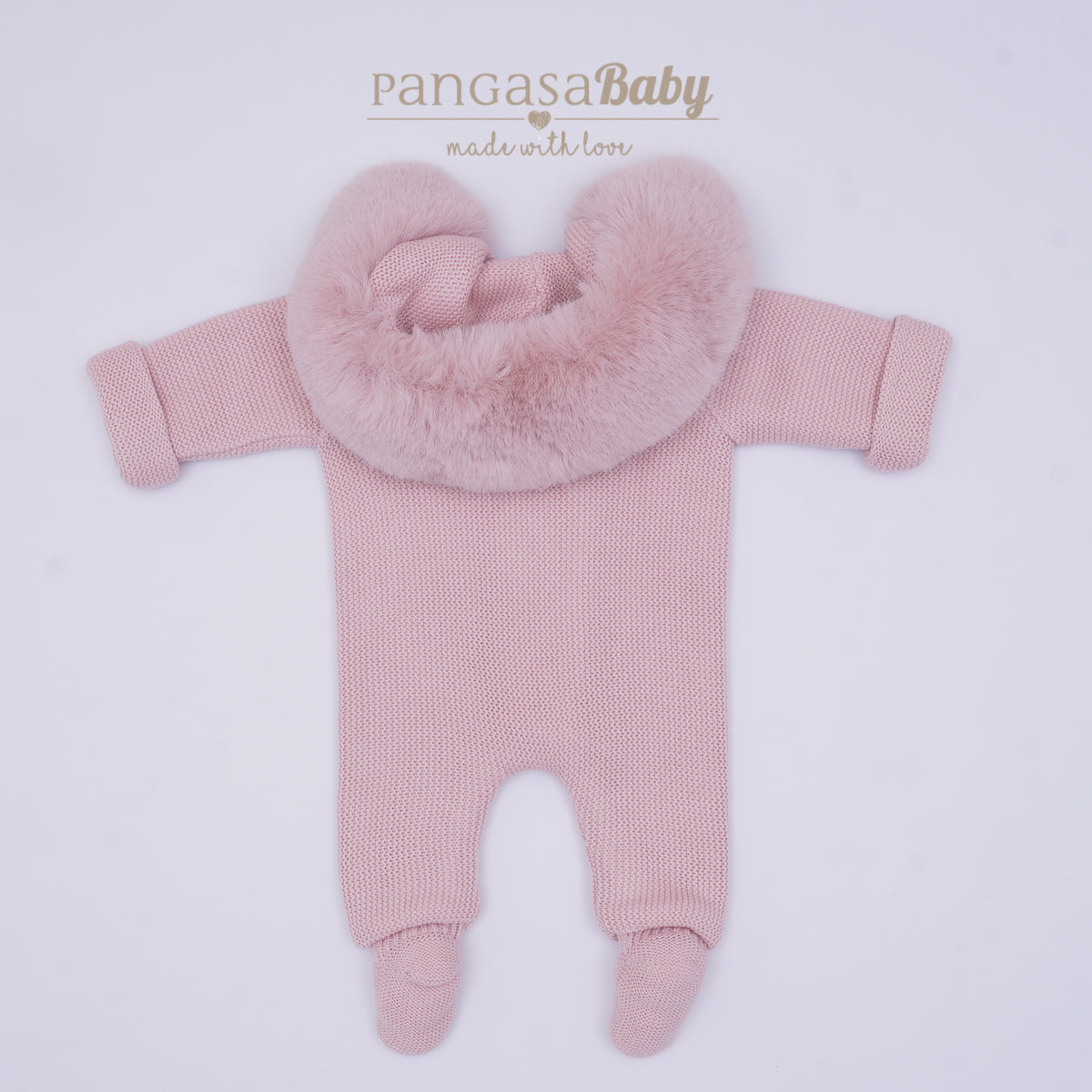 PRE-ORDER Pangasa Fur Snowsuit Pink