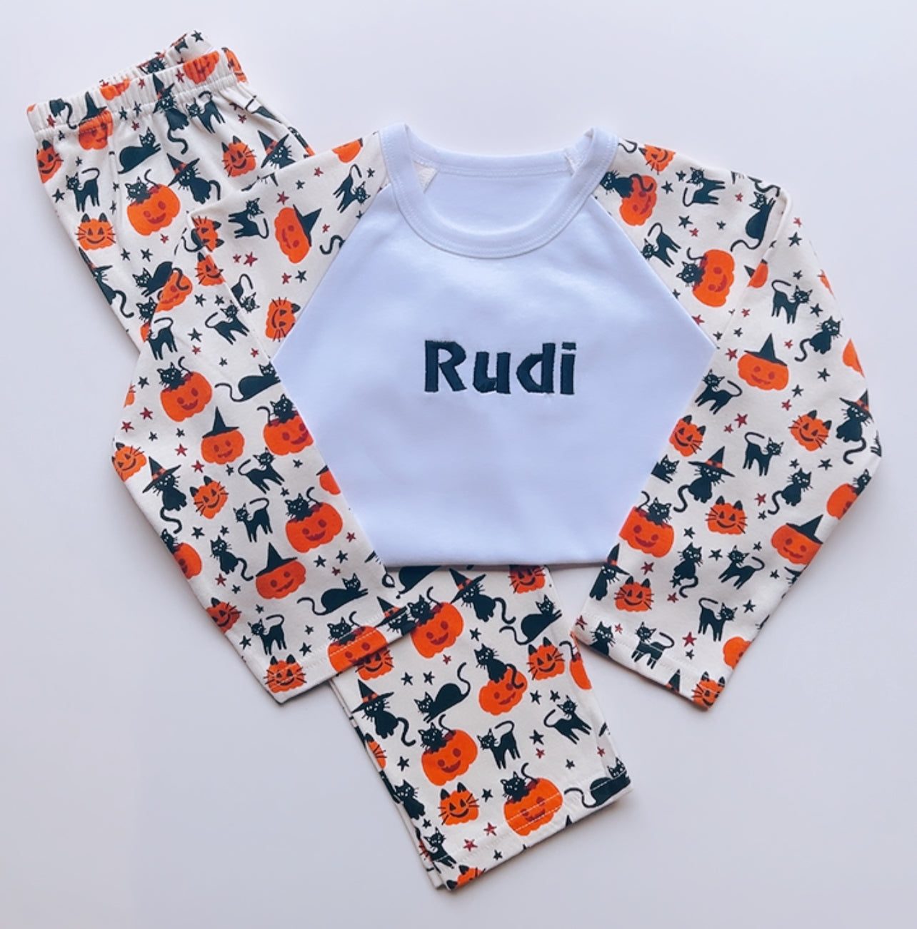 Halloween personalised pyjamas