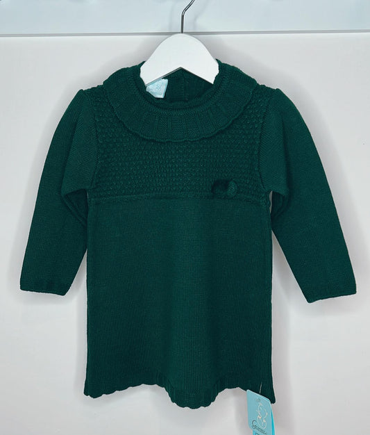 Knitted Dress - Green
