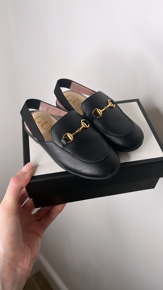 PRE-LOVED Gucci Loafers - Black