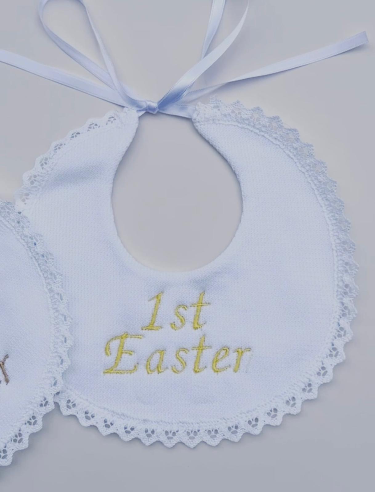 1st Easter Bib