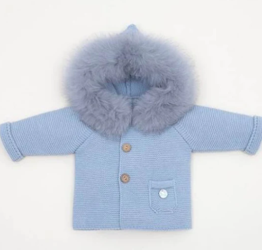 PRE-ORDER Pangasa Fur Coat Blue