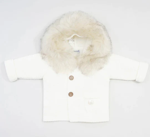 PRE-ORDER Pangasa Fur Coat WHITE