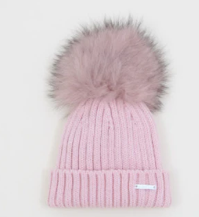 PRE-ORDER Pangasa Fur Ribbed Hat Pink