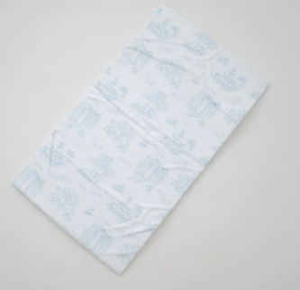 Travel Changing Mat - Blue Toile