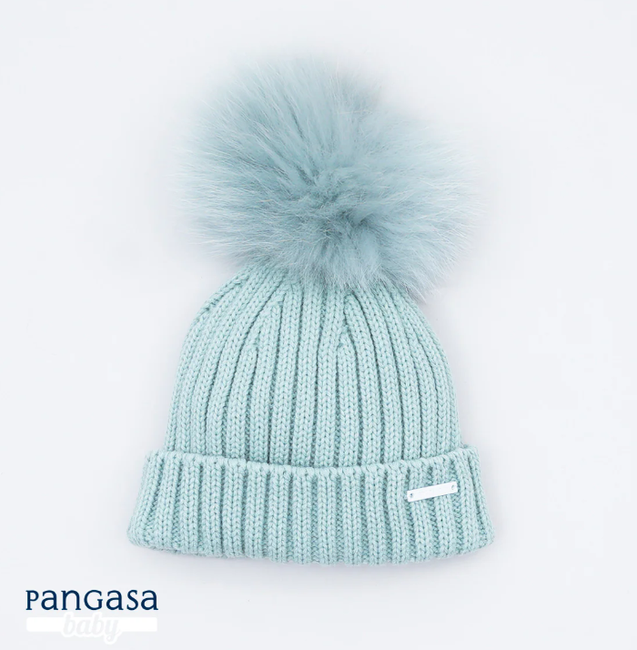 PRE-ORDER Pangasa Fur Ribbed Hat Green