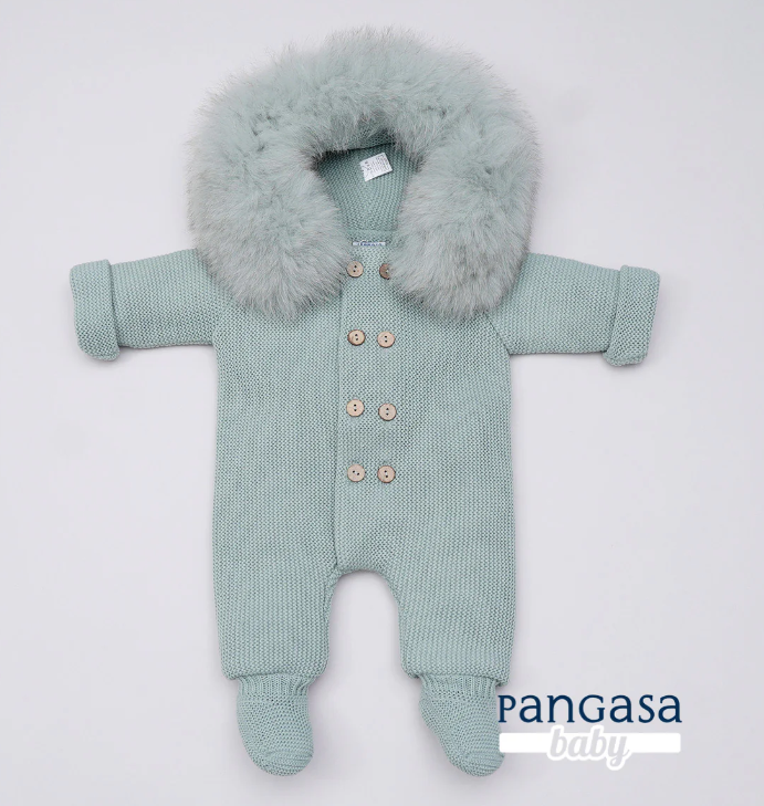 PRE-ORDER Pangasa Fur Snowsuit Green