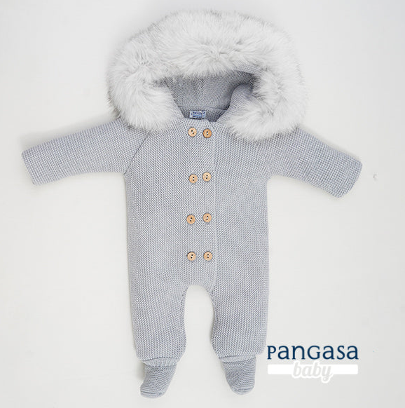 PRE-ORDER Pangasa Fur Snowsuit Grey