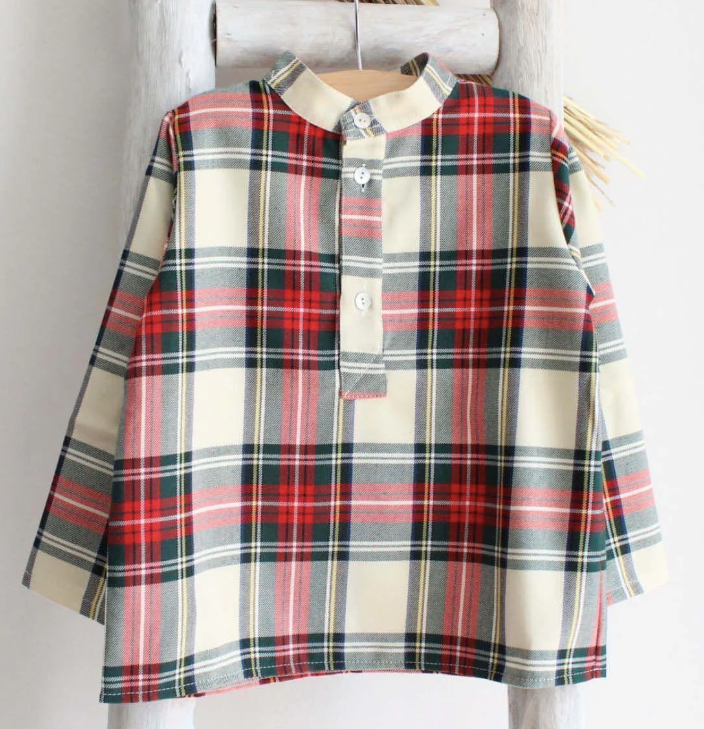 Christmas Tartan Check Shirt