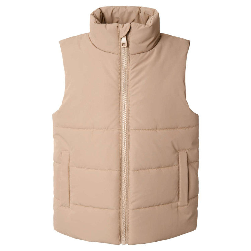 Padded Gilet Taupe