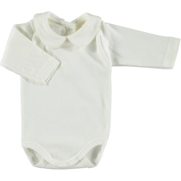 Long sleeve body vest cotton collar cream