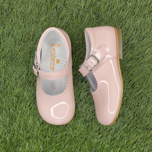 Pink Patent Mary Janes