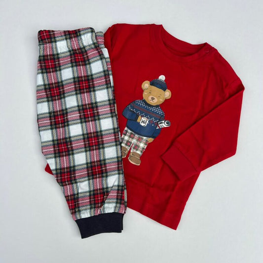 Boys Christmas Pyjamas - Red