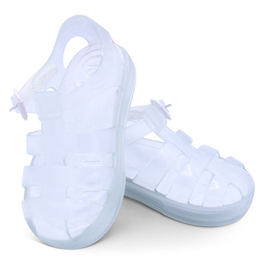 Jellies - Clear with White Sole