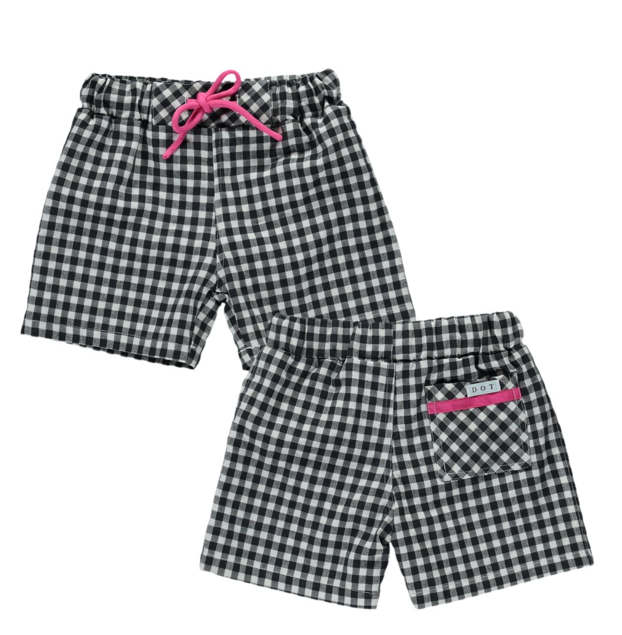 Gingham Swimshort - Black